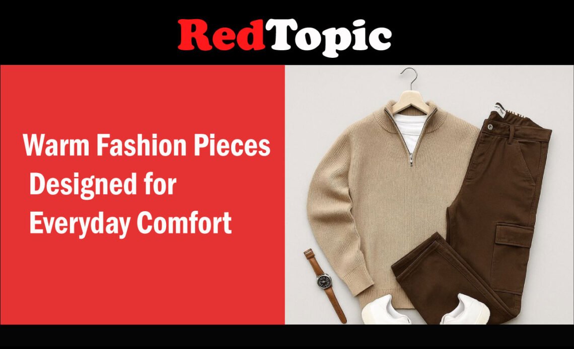 Red Topics Warm Fashion Pieces Designed for Everyday Comfort - Red Topic