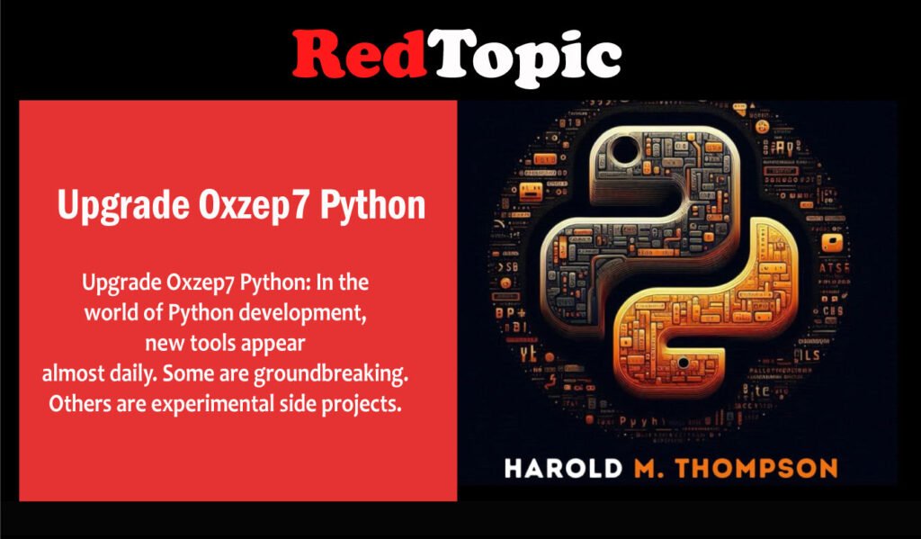 Upgrade Oxzep7 Python